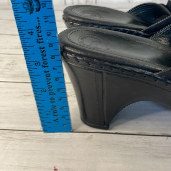 Nurture Black Clogs/Mules with Silver Ring Accents - Picture 11 of 11